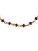 Reinstein Ross 22K Glass Filled Ruby Station Bracelet
