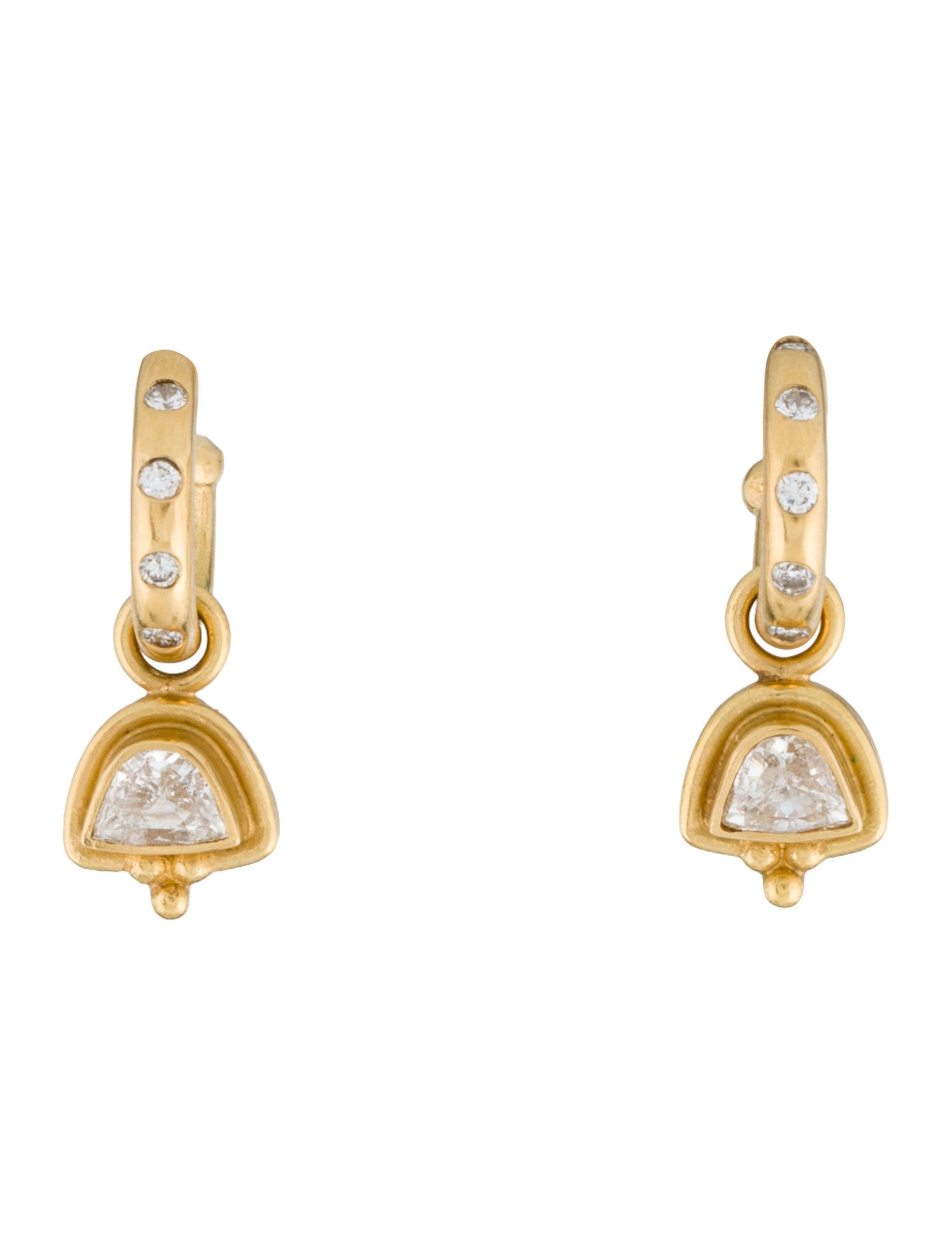Reinstein Ross 22K Diamond Drop Earrings