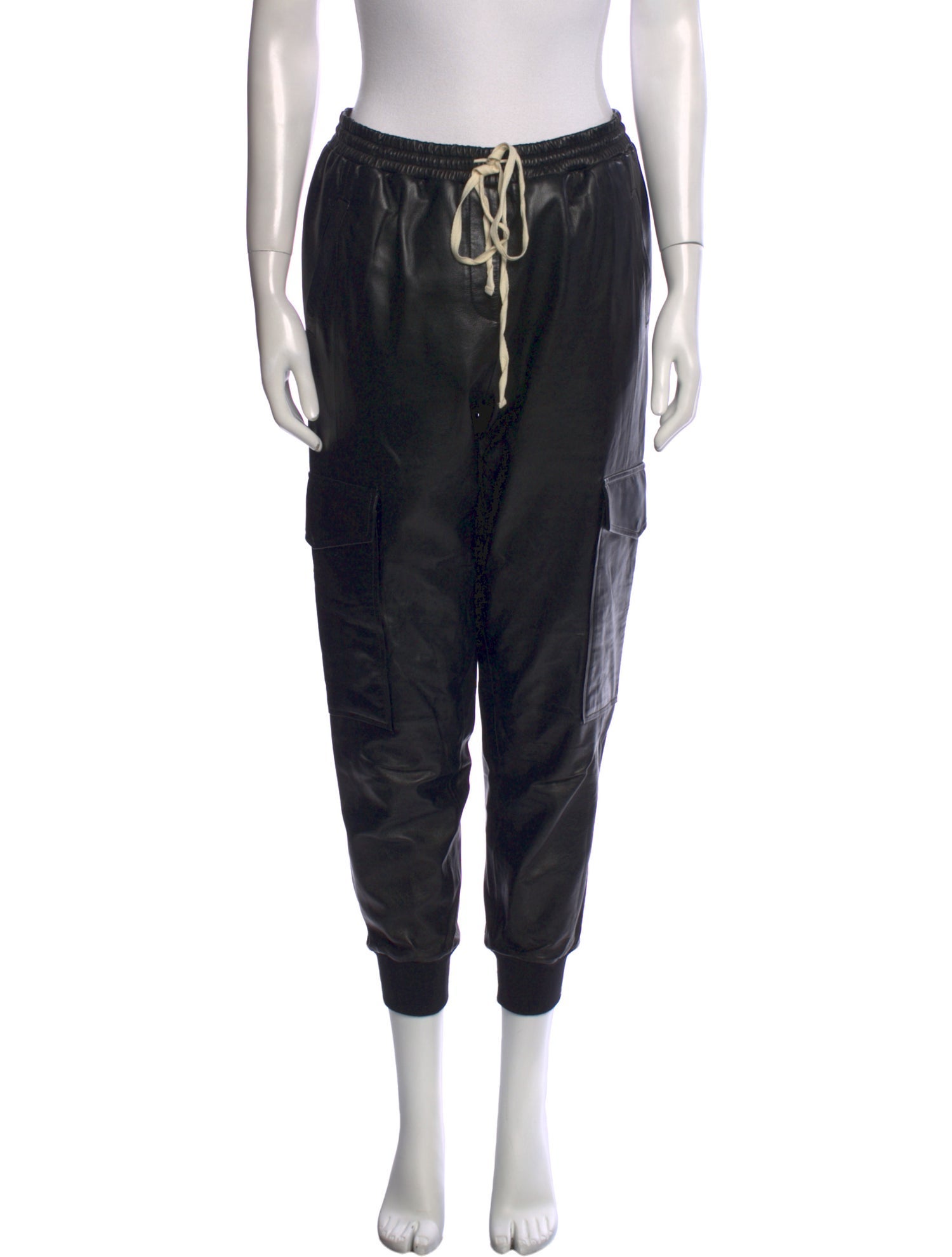 R/R Studio Leather Skinny Leg Pants