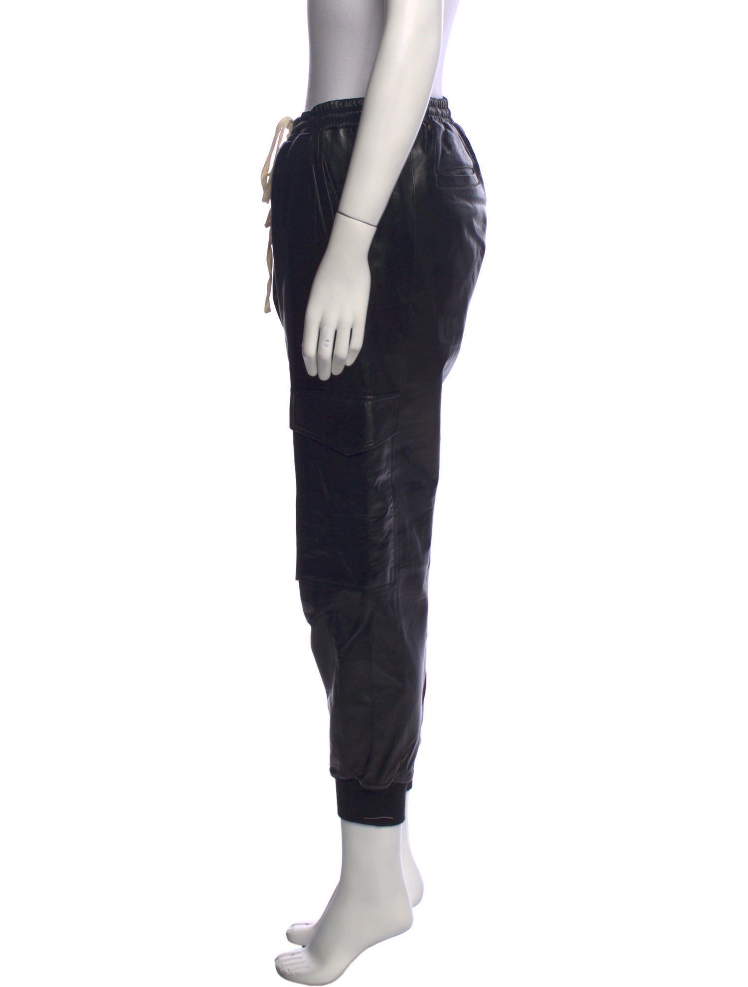 R/R Studio Leather Skinny Leg Pants