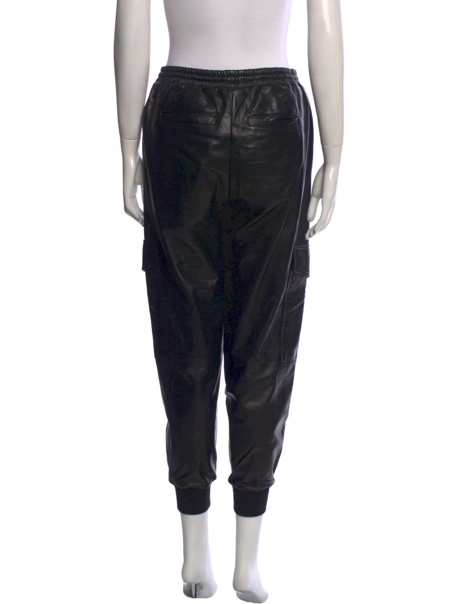 R/R Studio Leather Skinny Leg Pants