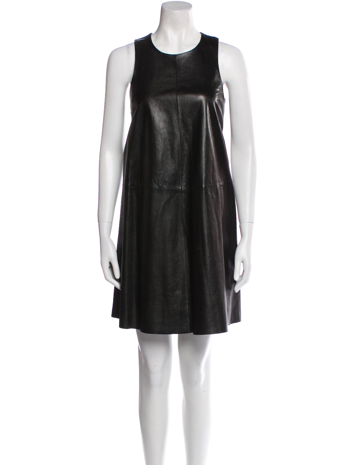 R/R Studio Leather Mini Dress