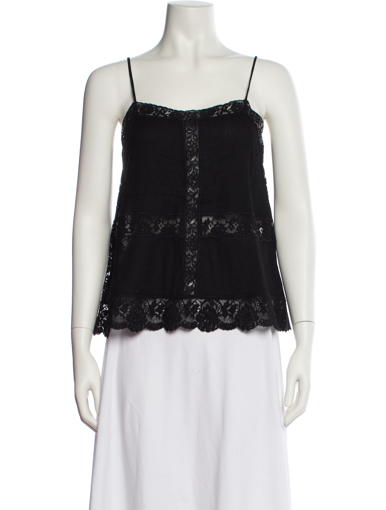 R/R Studio Square Neckline Sleeveless Top