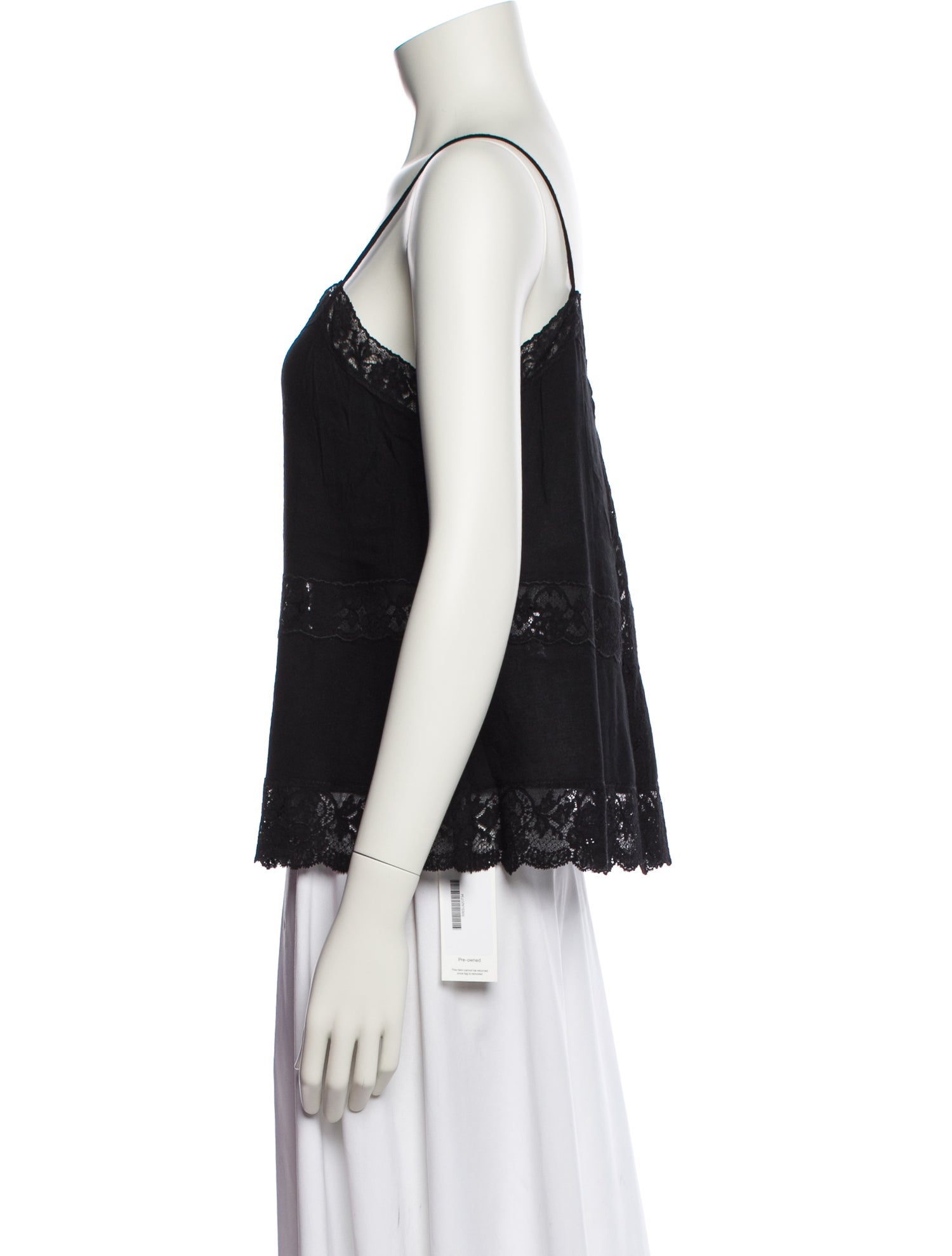 R/R Studio Square Neckline Sleeveless Top