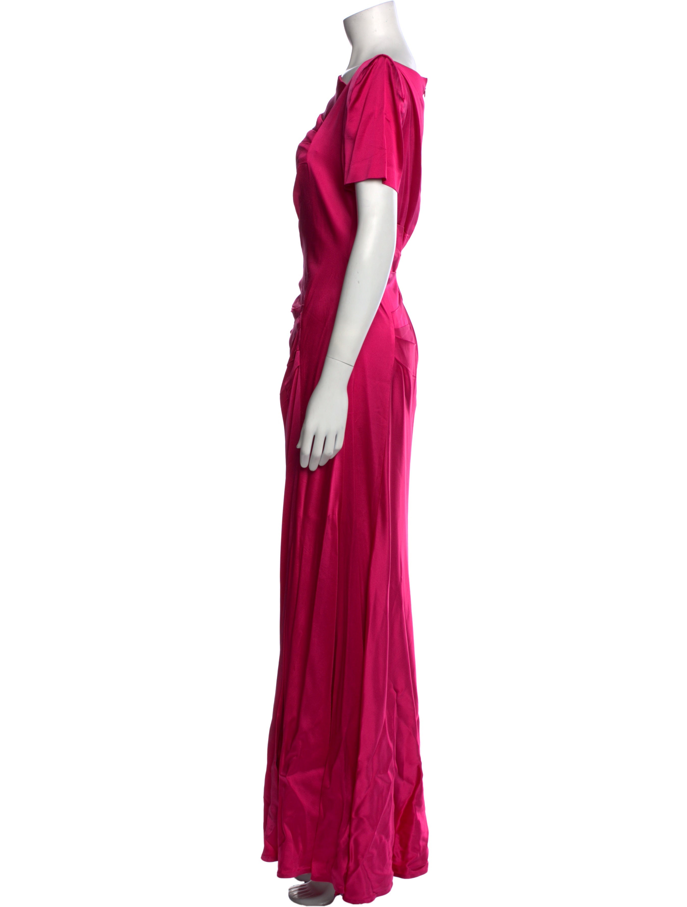 Talbot Runhof Asymmetrical Long Dress - Pink Dresses, Clothing ...