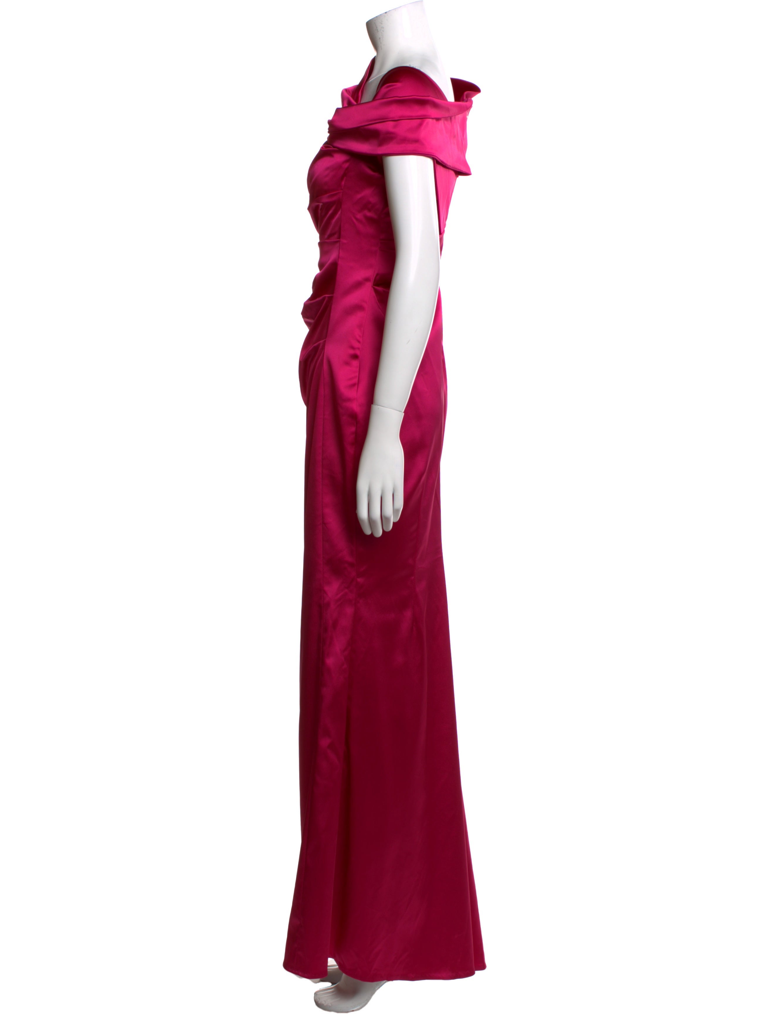 Talbot Runhof Asymmetrical Long Dress - Pink Dresses, Clothing ...