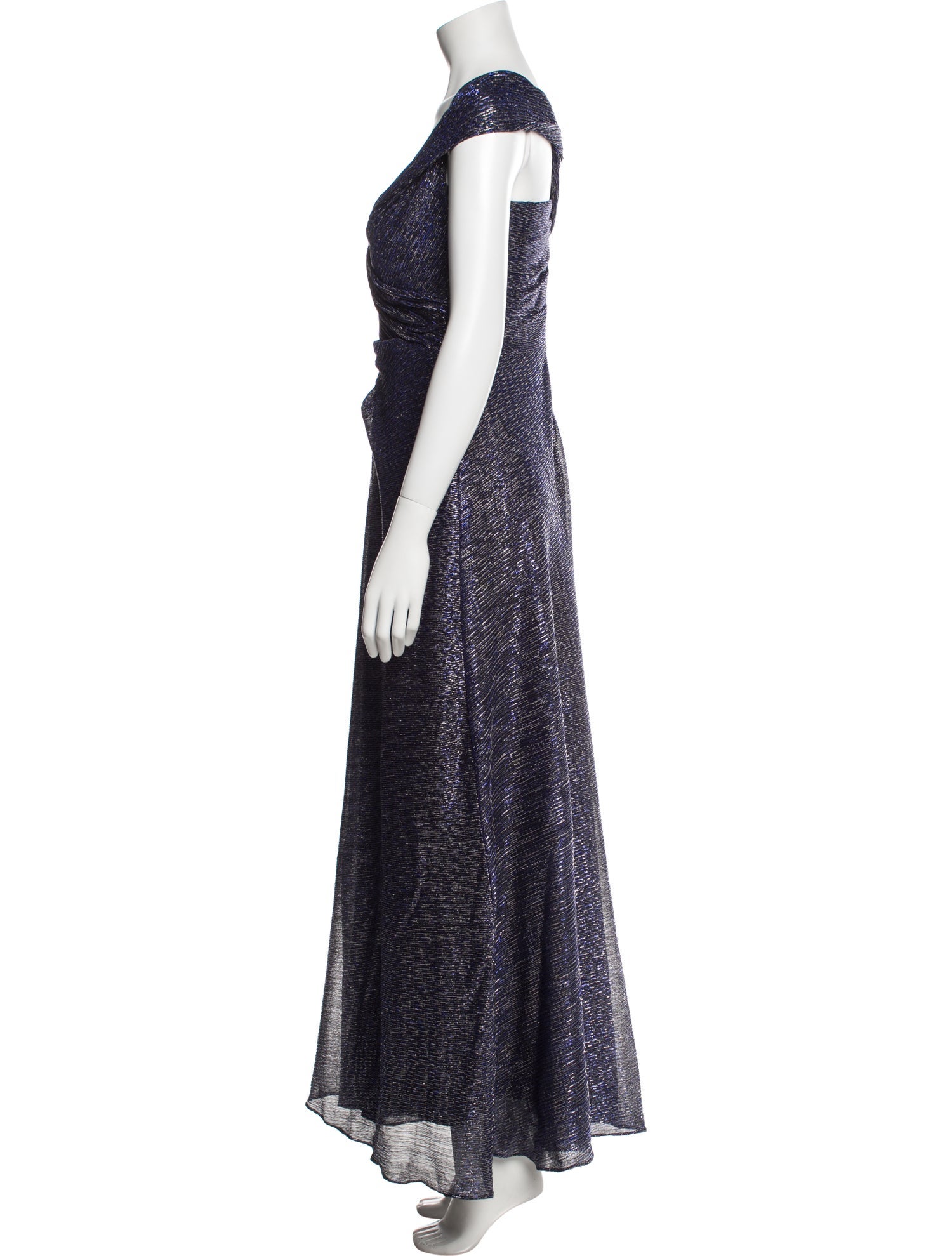 Talbot Runhof V-Neck Long Dress