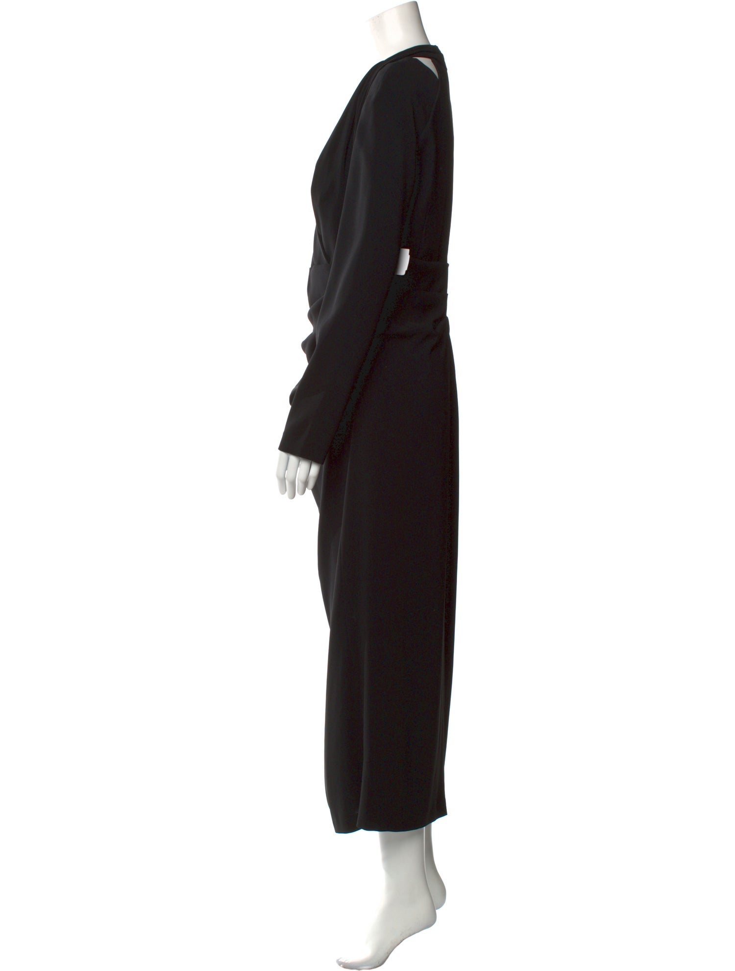 Talbot Runhof Cowl Neck Long Dress