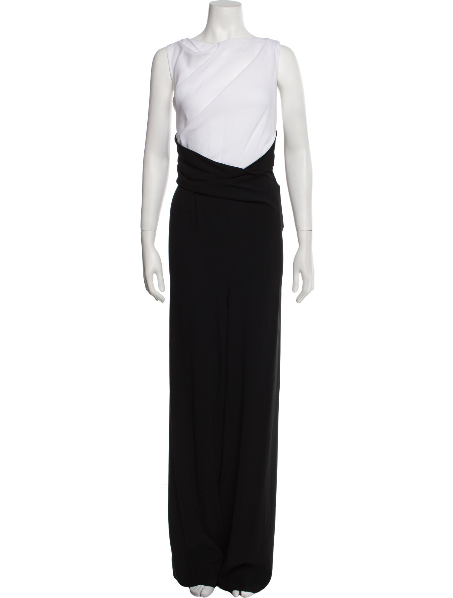 Talbot Runhof Cowl Neck Jumpsuit