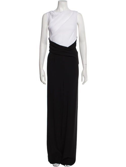 Talbot Runhof Cowl Neck Jumpsuit