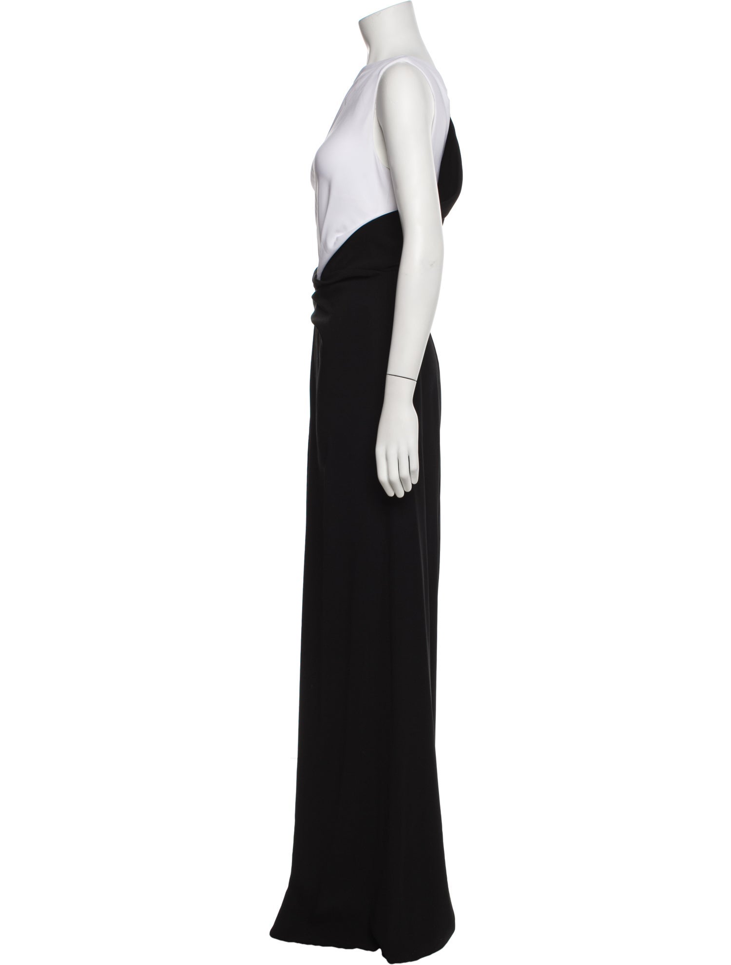 Talbot Runhof Cowl Neck Jumpsuit