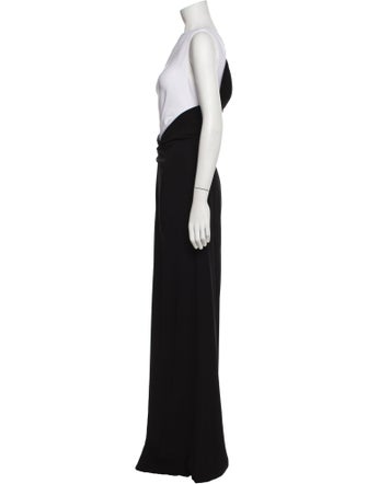 Talbot Runhof Cowl Neck Jumpsuit