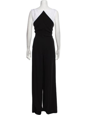 Talbot Runhof Cowl Neck Jumpsuit