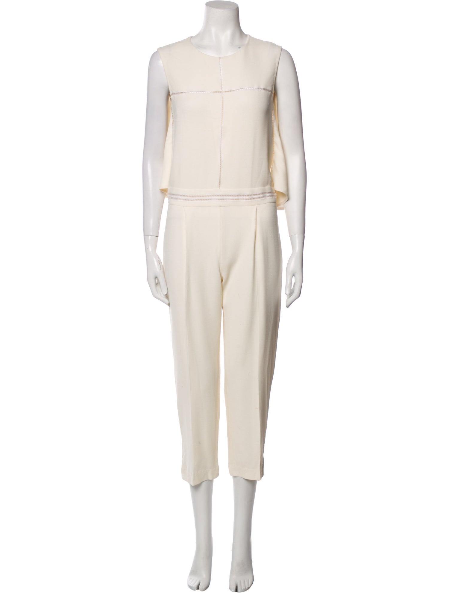 Talbot Runhof Crew Neck Jumpsuit