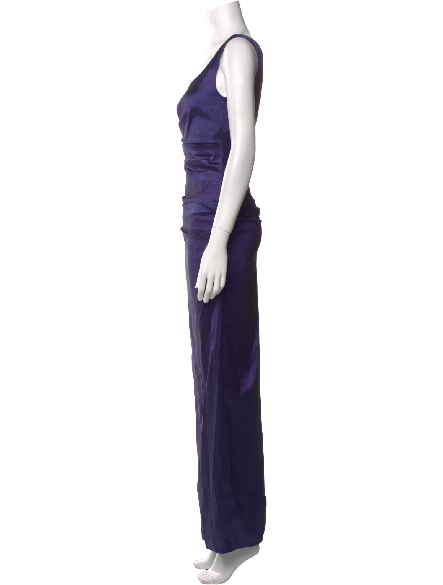 Talbot Runhof V-Neck Long Dress