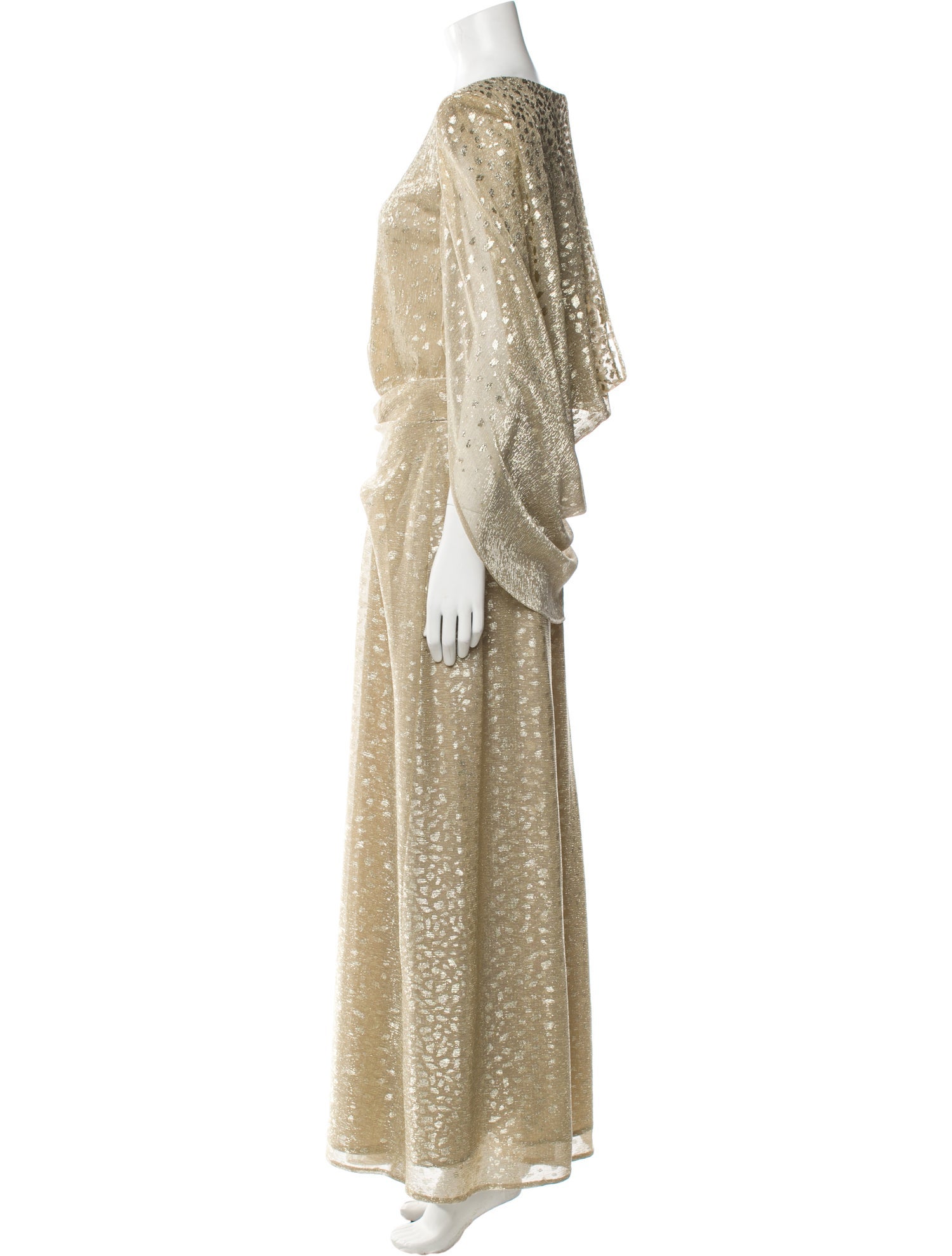 Talbot Runhof Glitter Accents Skirt Set