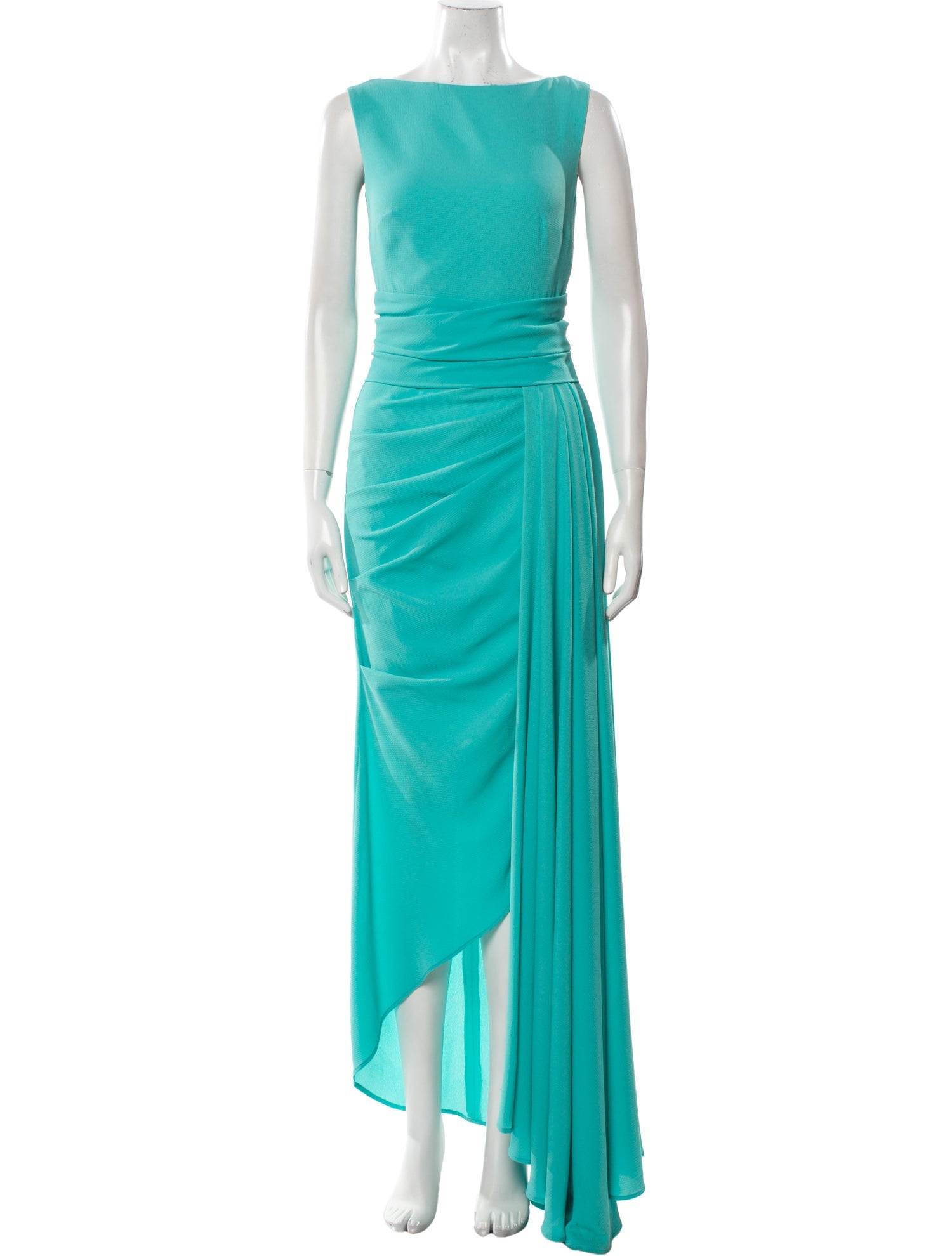 Talbot Runhof Bateau Neckline Long Dress w/ Tags