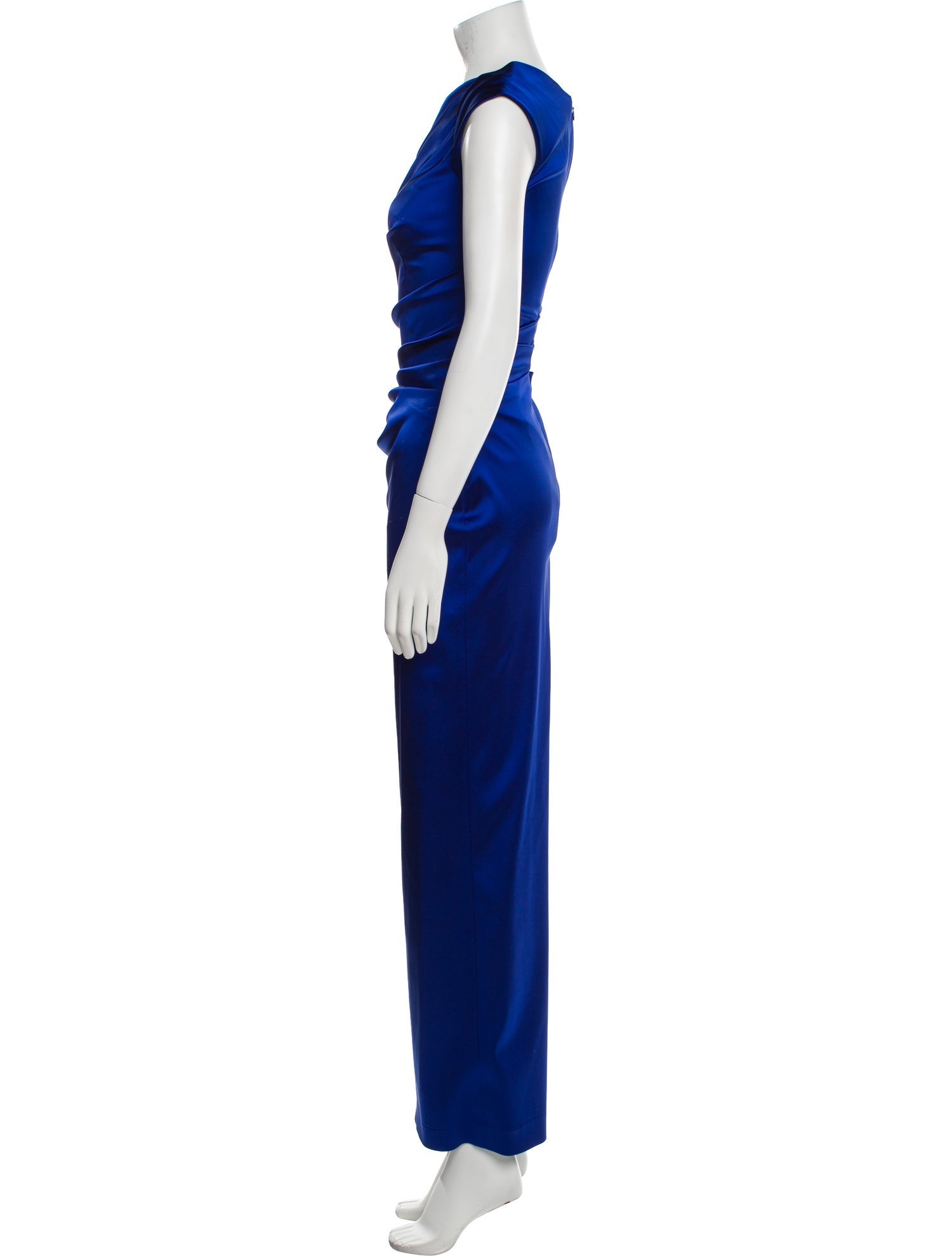 Talbot Runhof Silk Long Dress