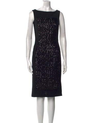 Talbot Runhof Dresses Wool Knee-Length Dress XXS