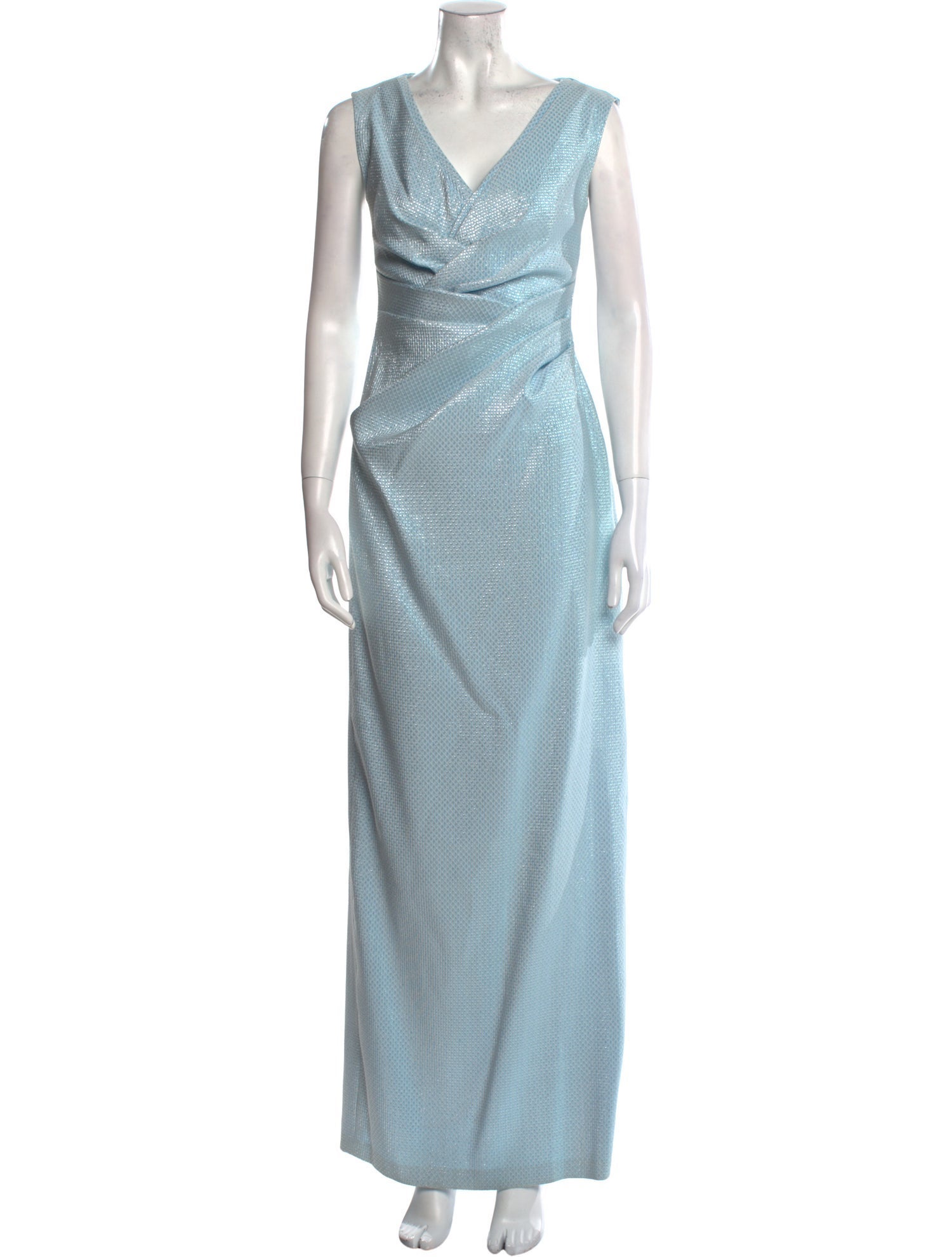 Talbot Runhof V-Neck Long Dress