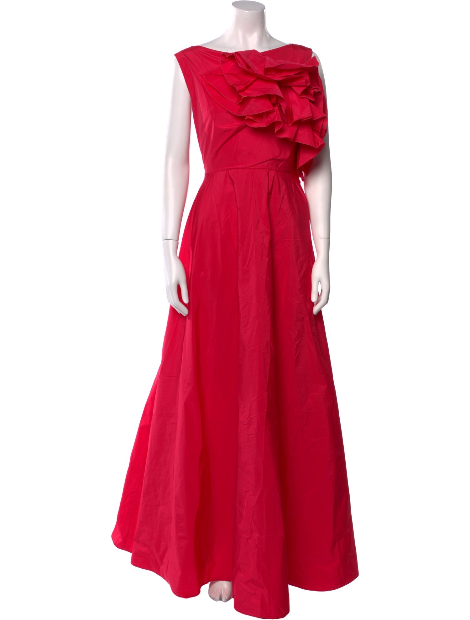 Talbot Runhof Bateau Neckline Long Dress