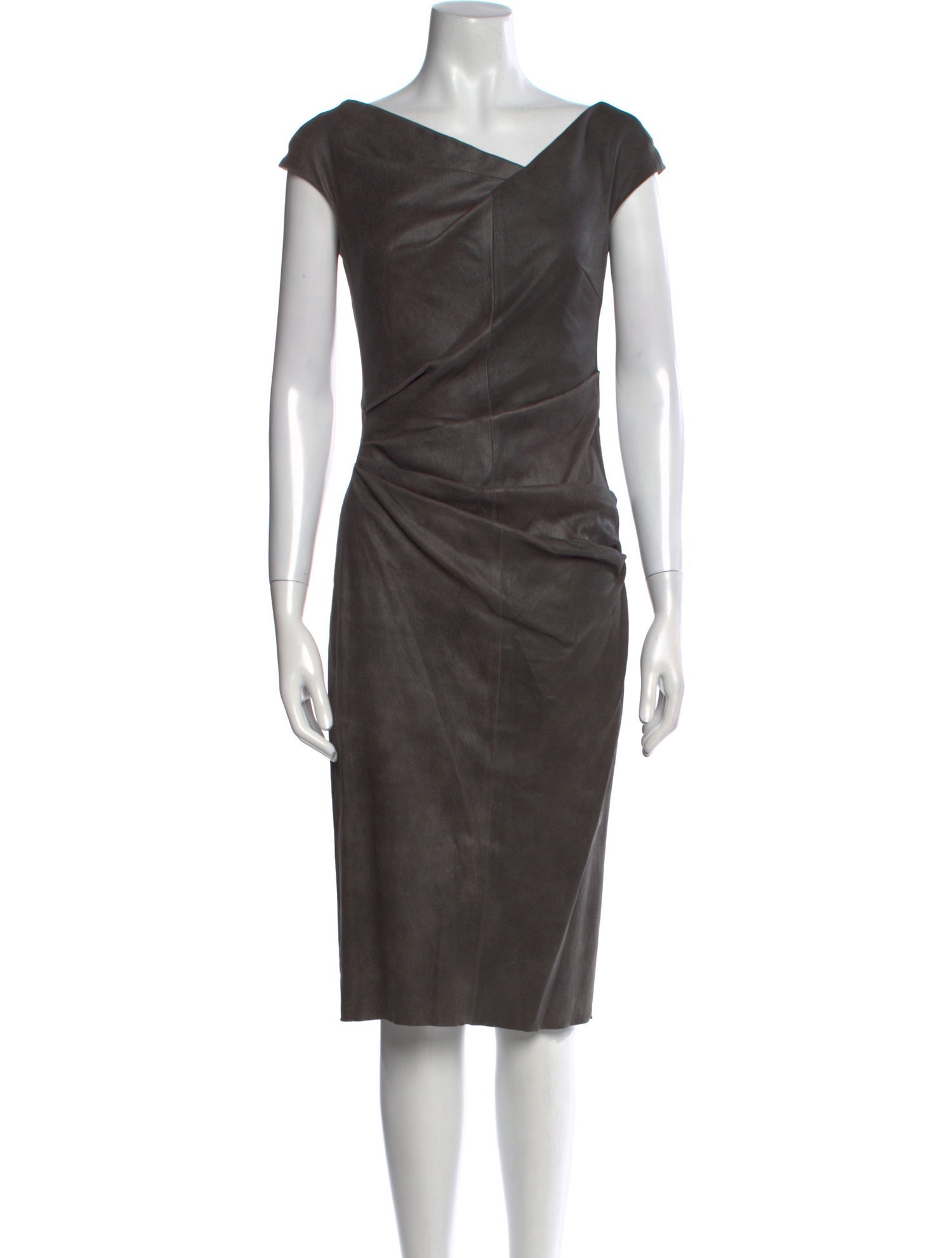 Talbot Runhof V-Neck Midi Length Dress