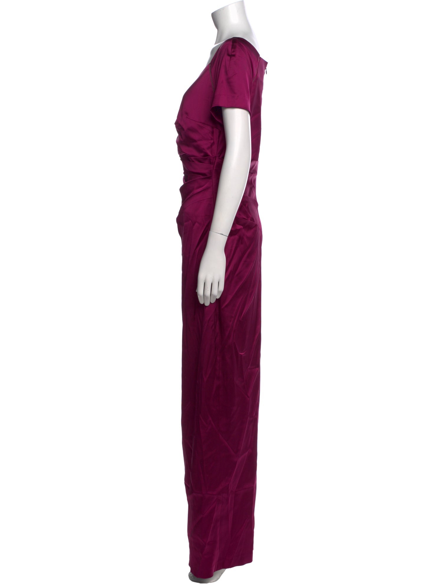 Talbot Runhof Square Neckline Long Dress