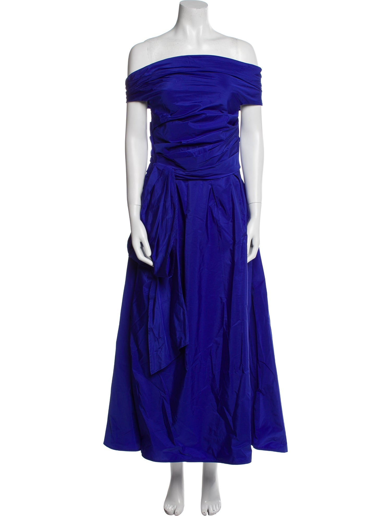 Talbot Runhof Off-The-Shoulder Long Dress