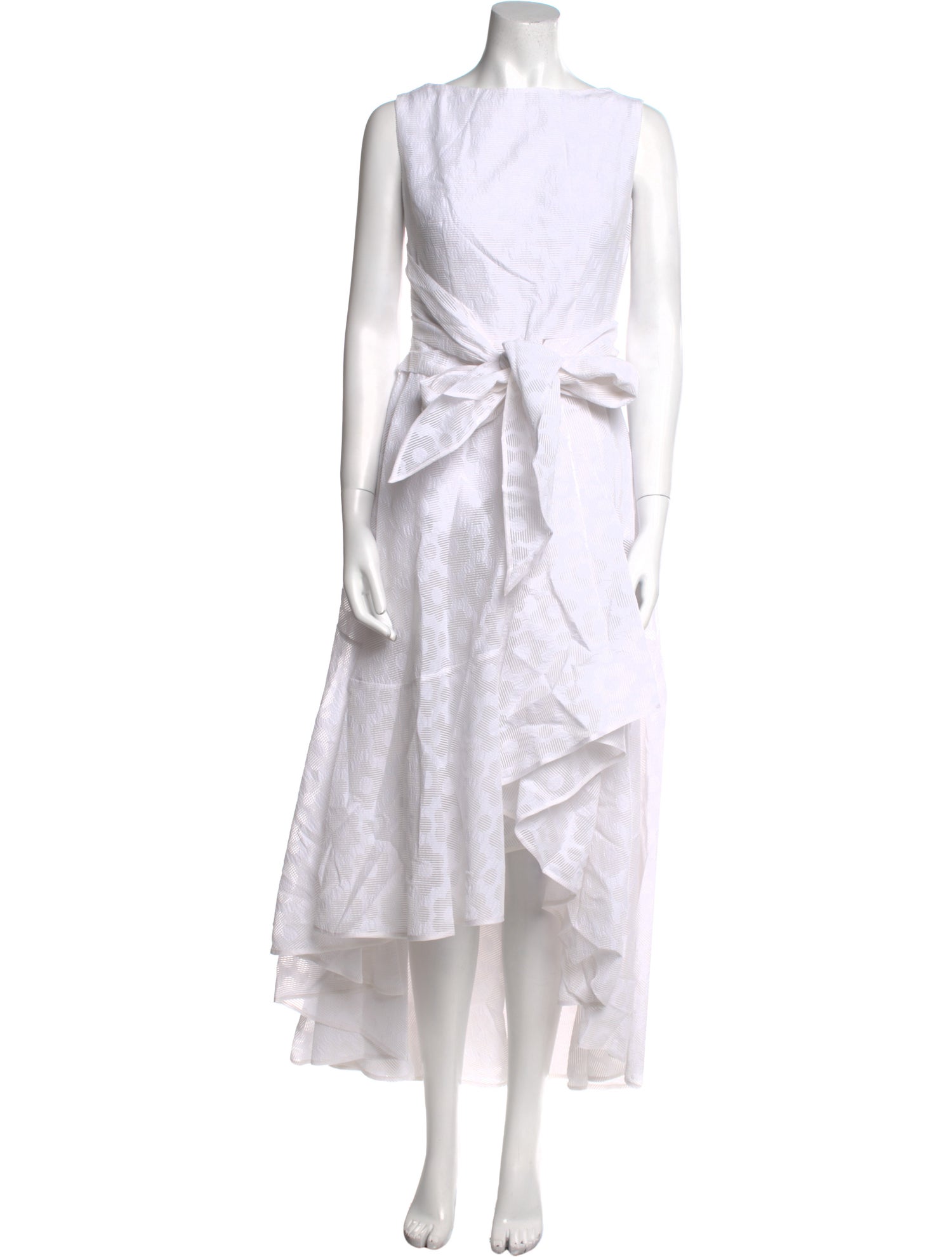 Talbot Runhof Bateau Neckline Long Dress