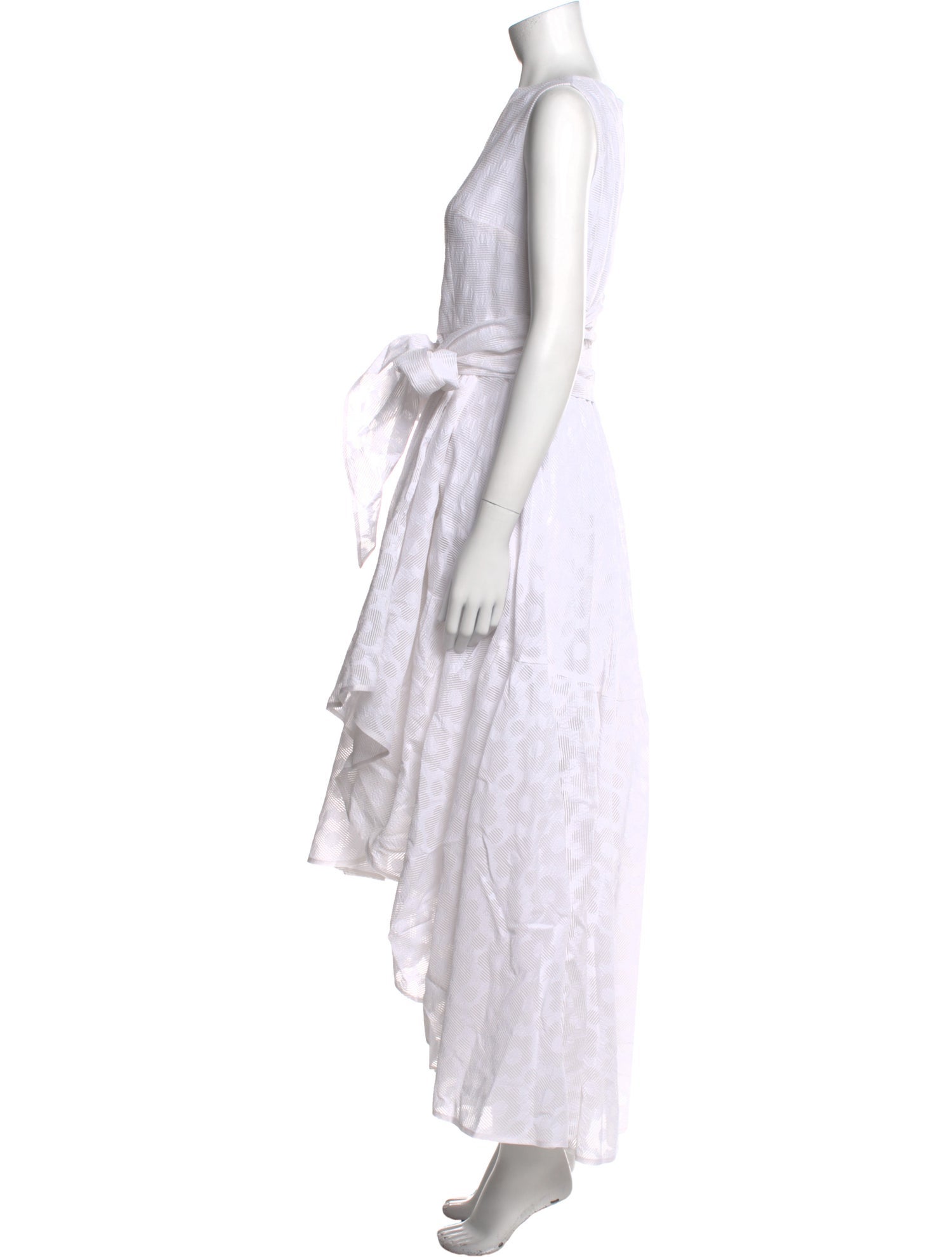 Talbot Runhof Bateau Neckline Long Dress