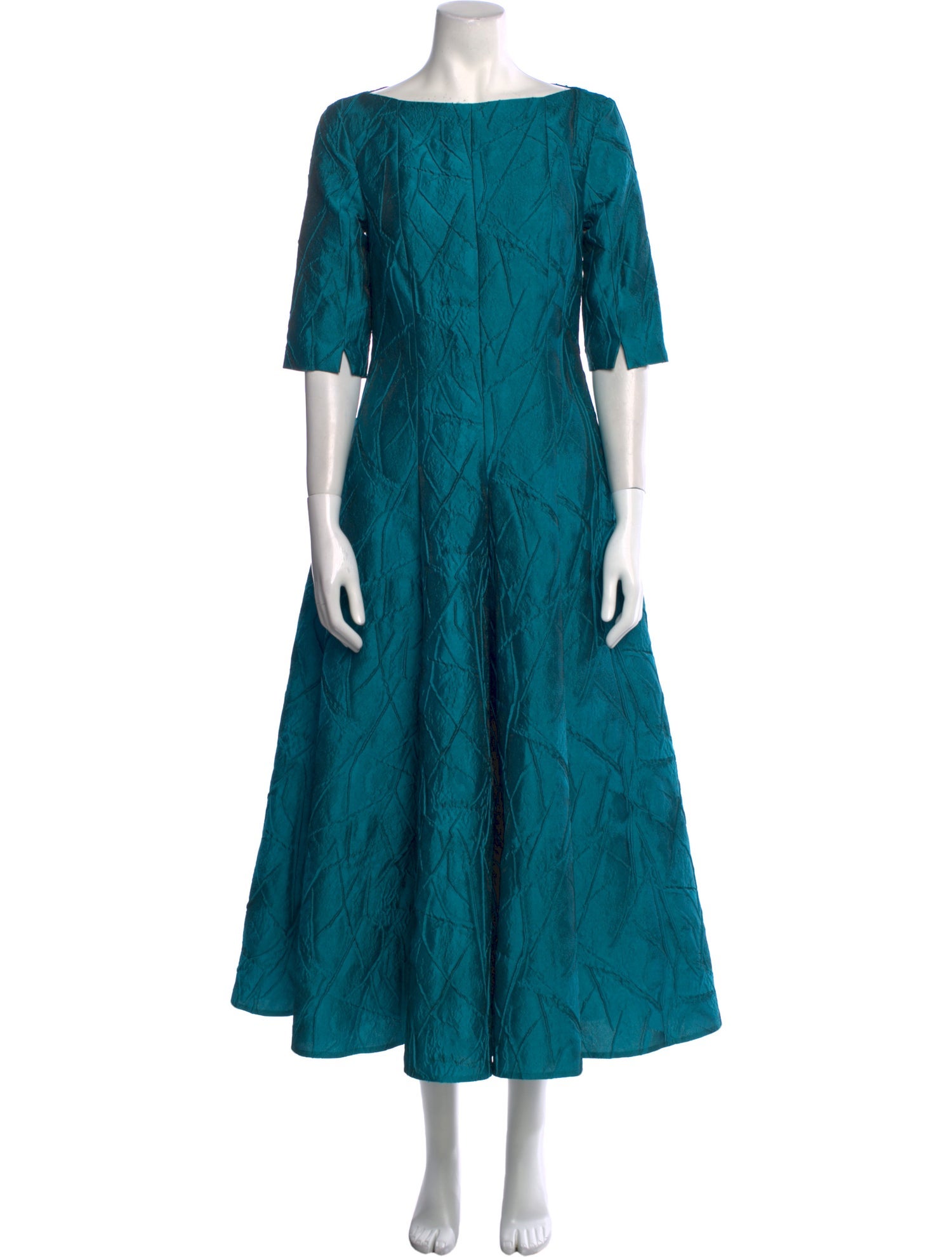 Talbot Runhof Bateau Neckline Long Dress w/ Tags