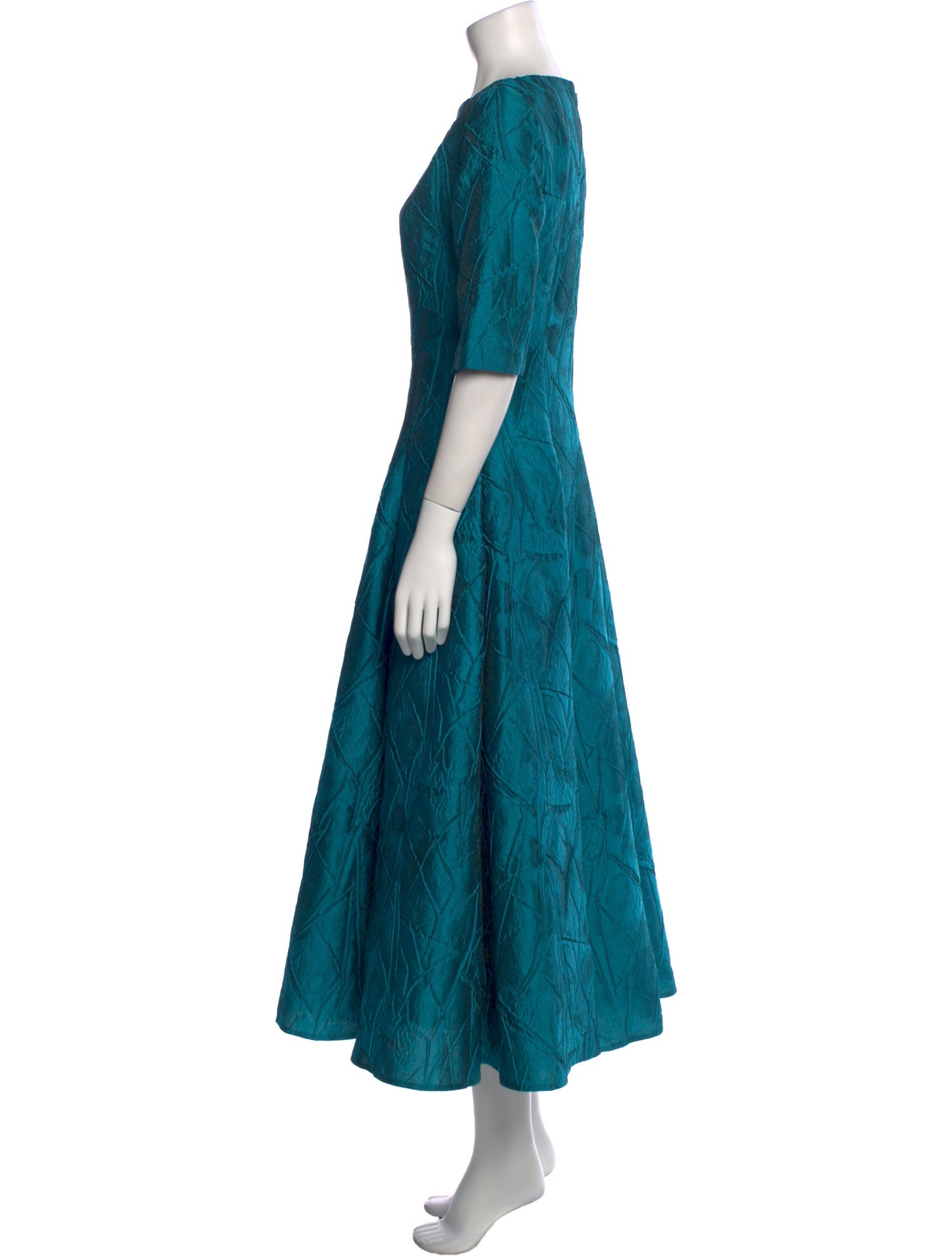 Talbot Runhof Bateau Neckline Long Dress w/ Tags