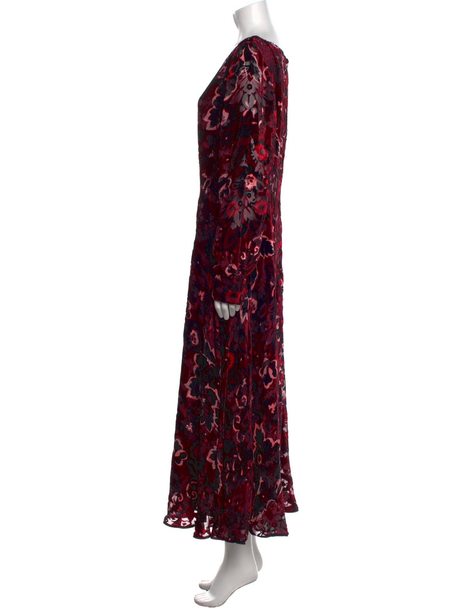 Talbot Runhof Printed Long Dress