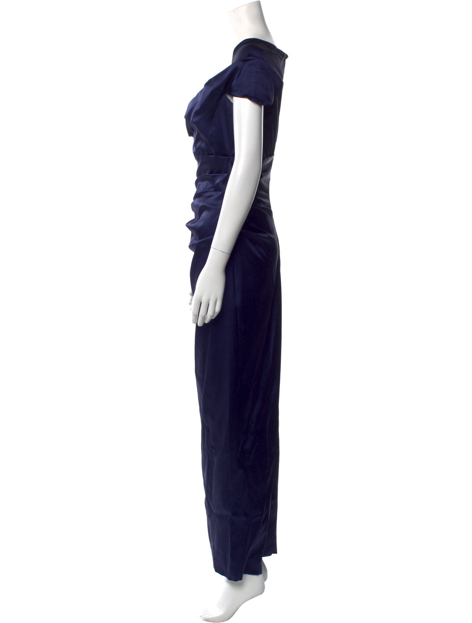Talbot Runhof Cowl Neck Long Dress