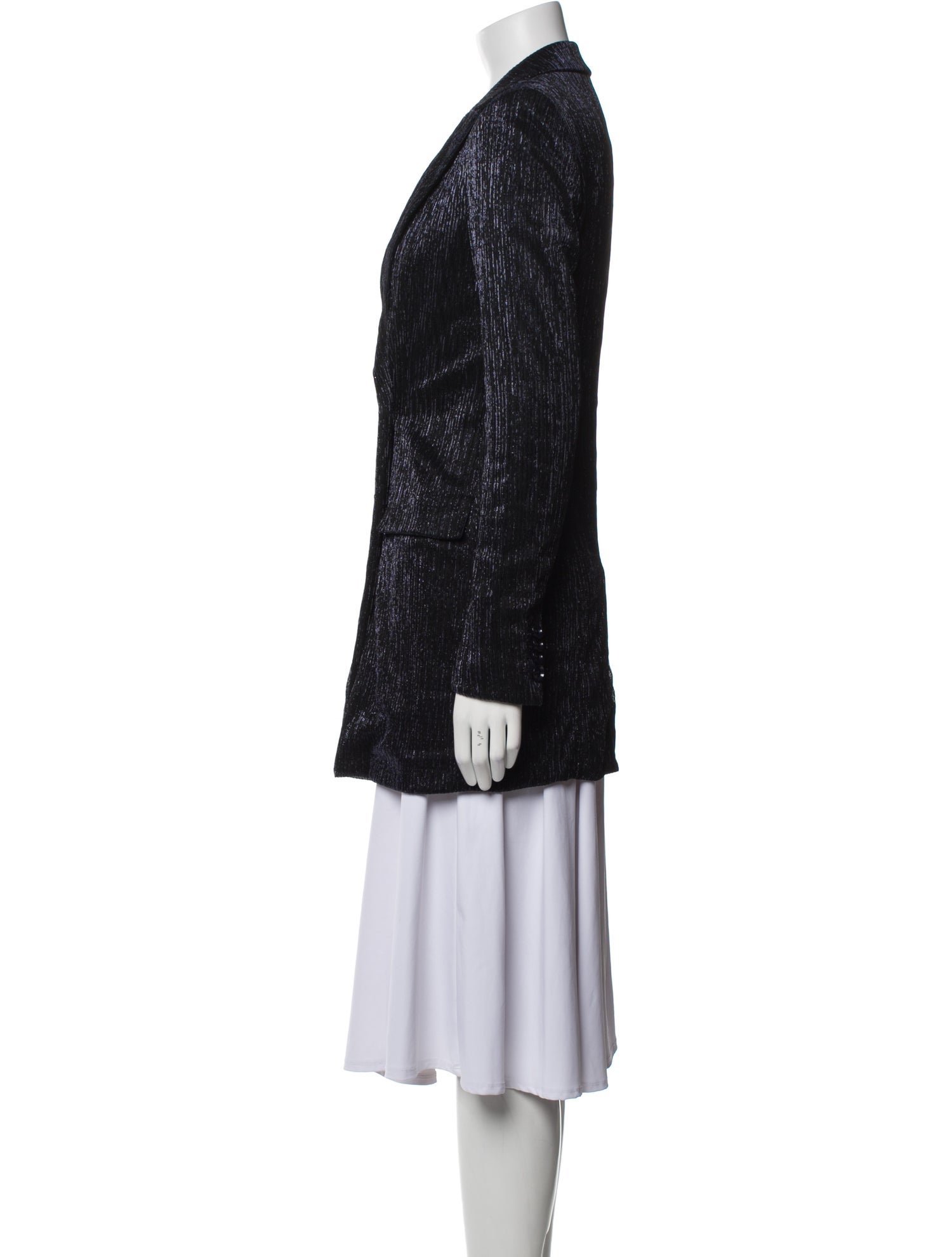 Talbot Runhof Wool Tweed Pattern Evening Jacket