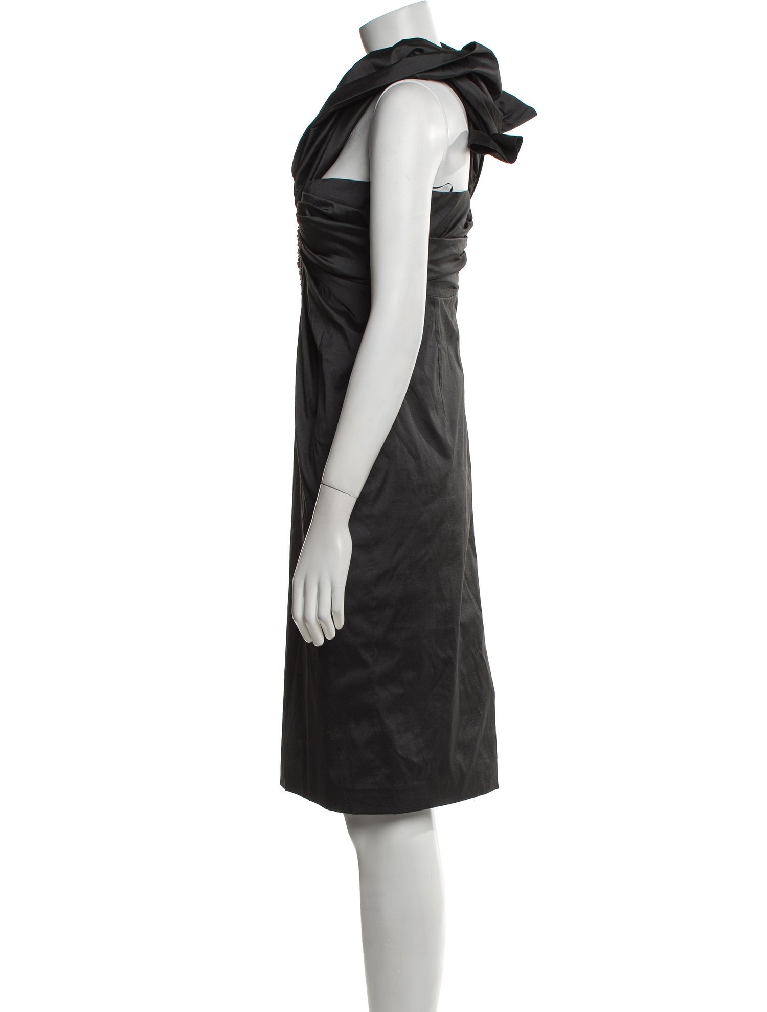 Talbot Runhof Halterneck Midi Length Dress