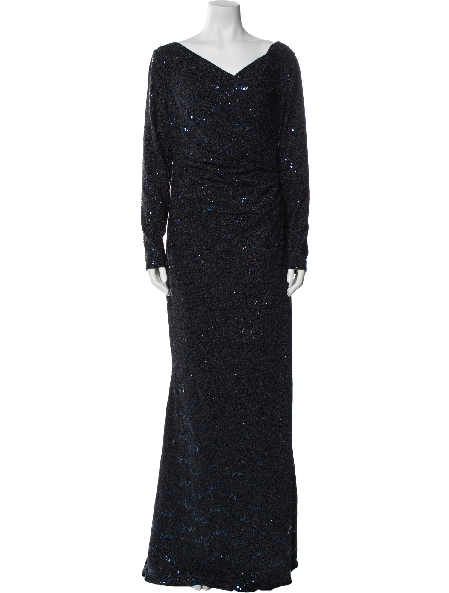 Talbot Runhof Wool Long Dress