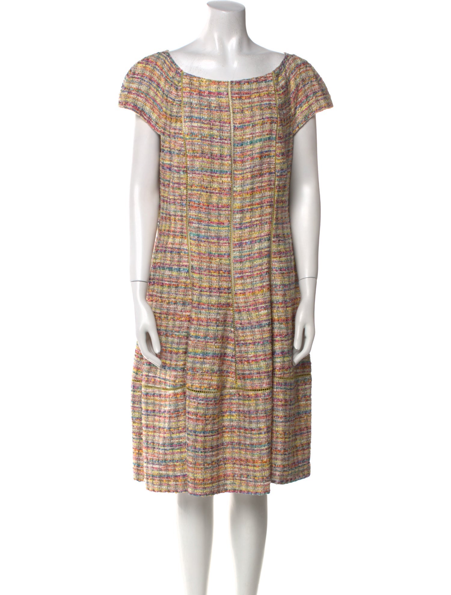 Talbot Runhof Printed Knee-Length Dress