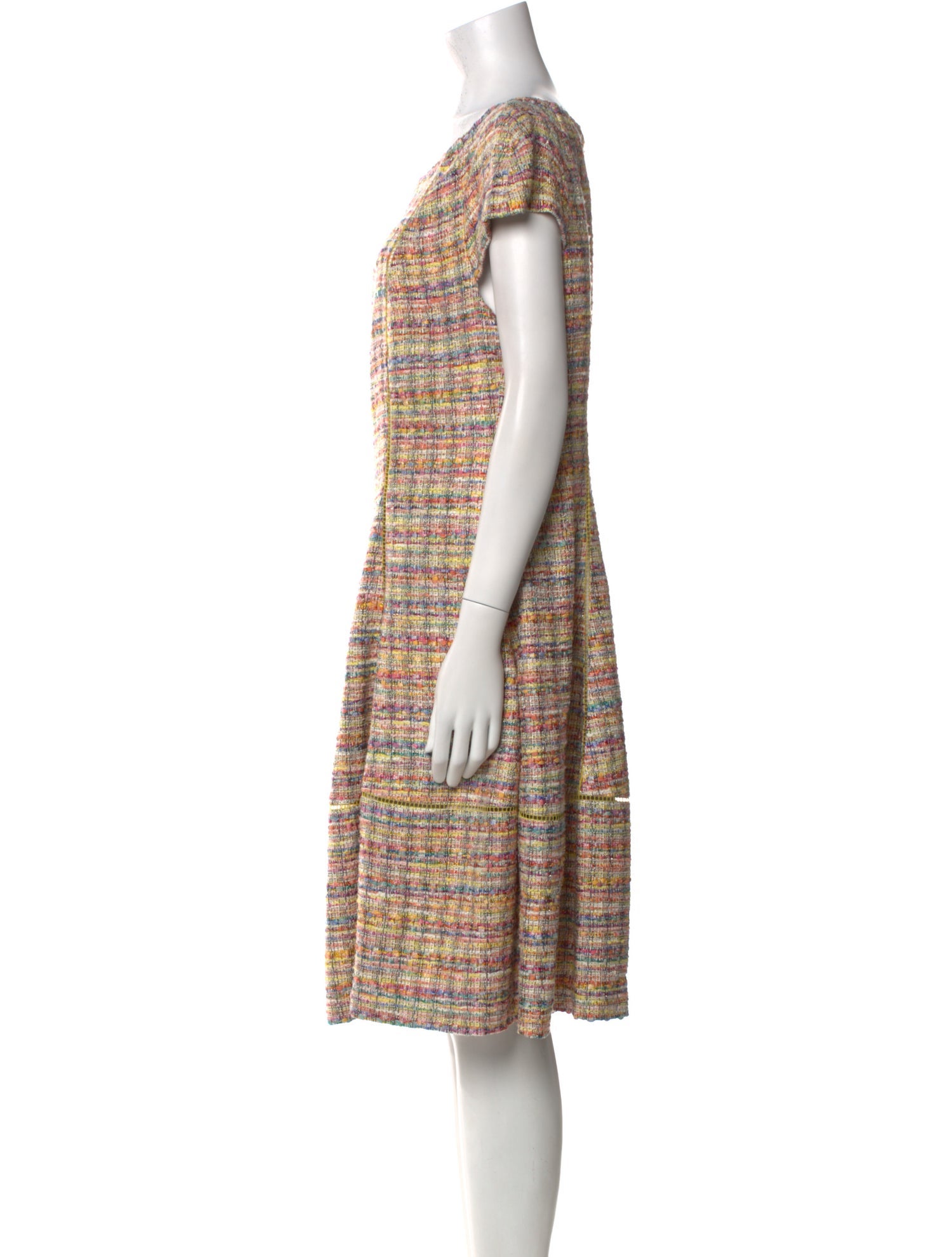 Talbot Runhof Printed Knee-Length Dress