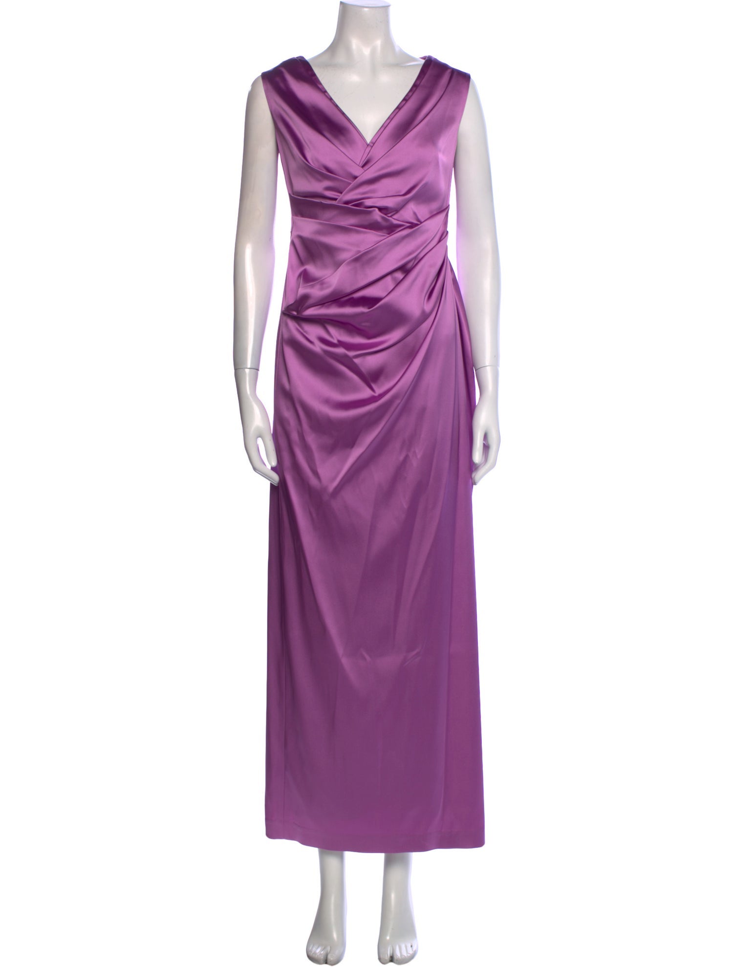 Talbot Runhof Cowl Neck Long Dress