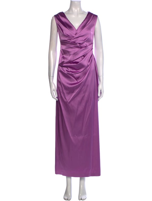 Talbot Runhof Cowl Neck Long Dress