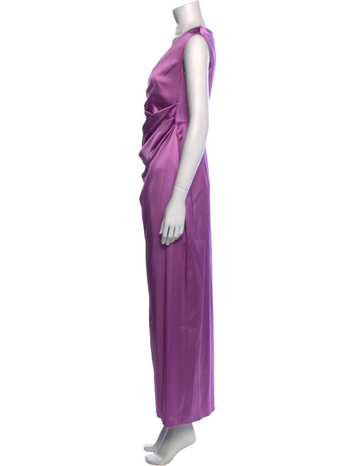 Talbot Runhof Cowl Neck Long Dress