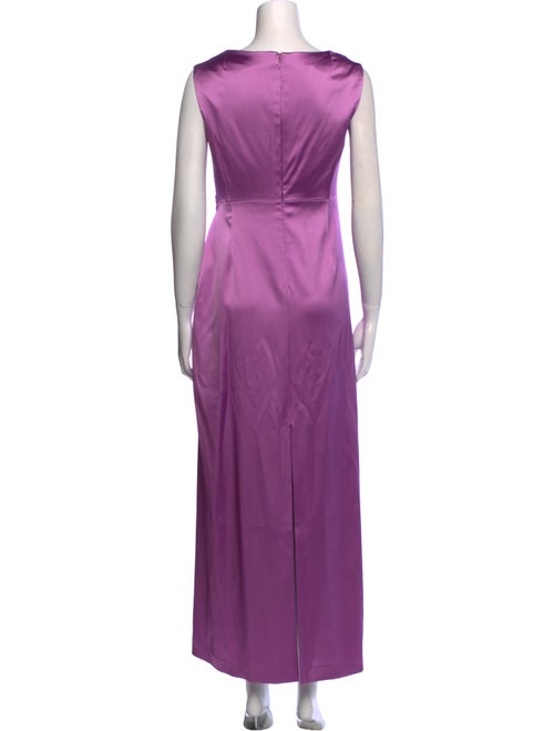 Talbot Runhof Cowl Neck Long Dress