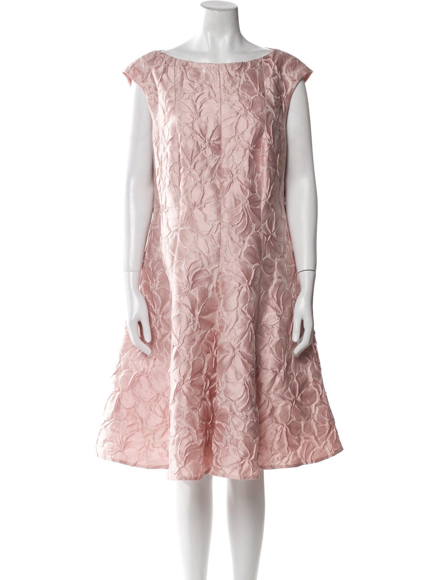 Talbot Runhof Printed Knee-Length Dress