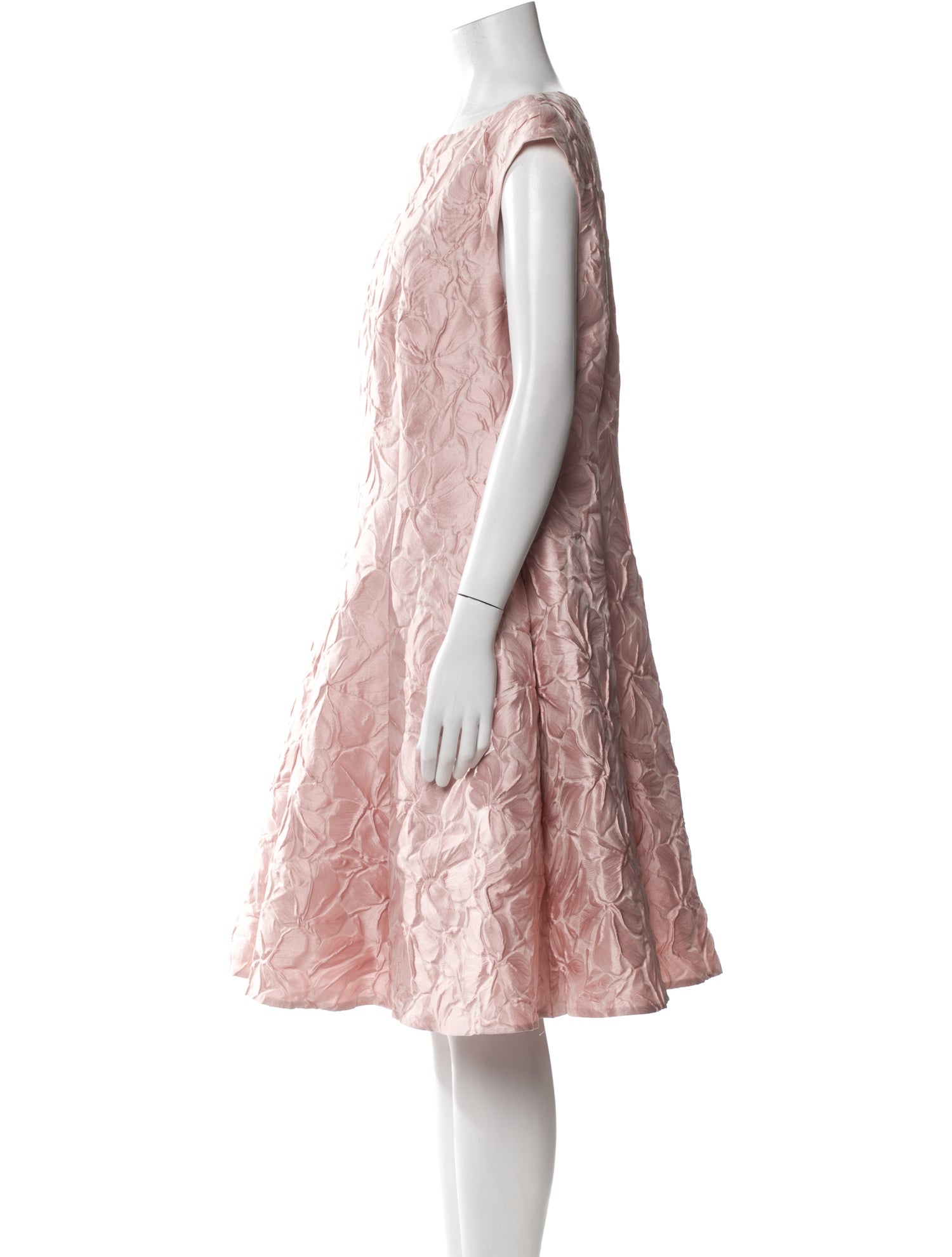 Talbot Runhof Printed Knee-Length Dress