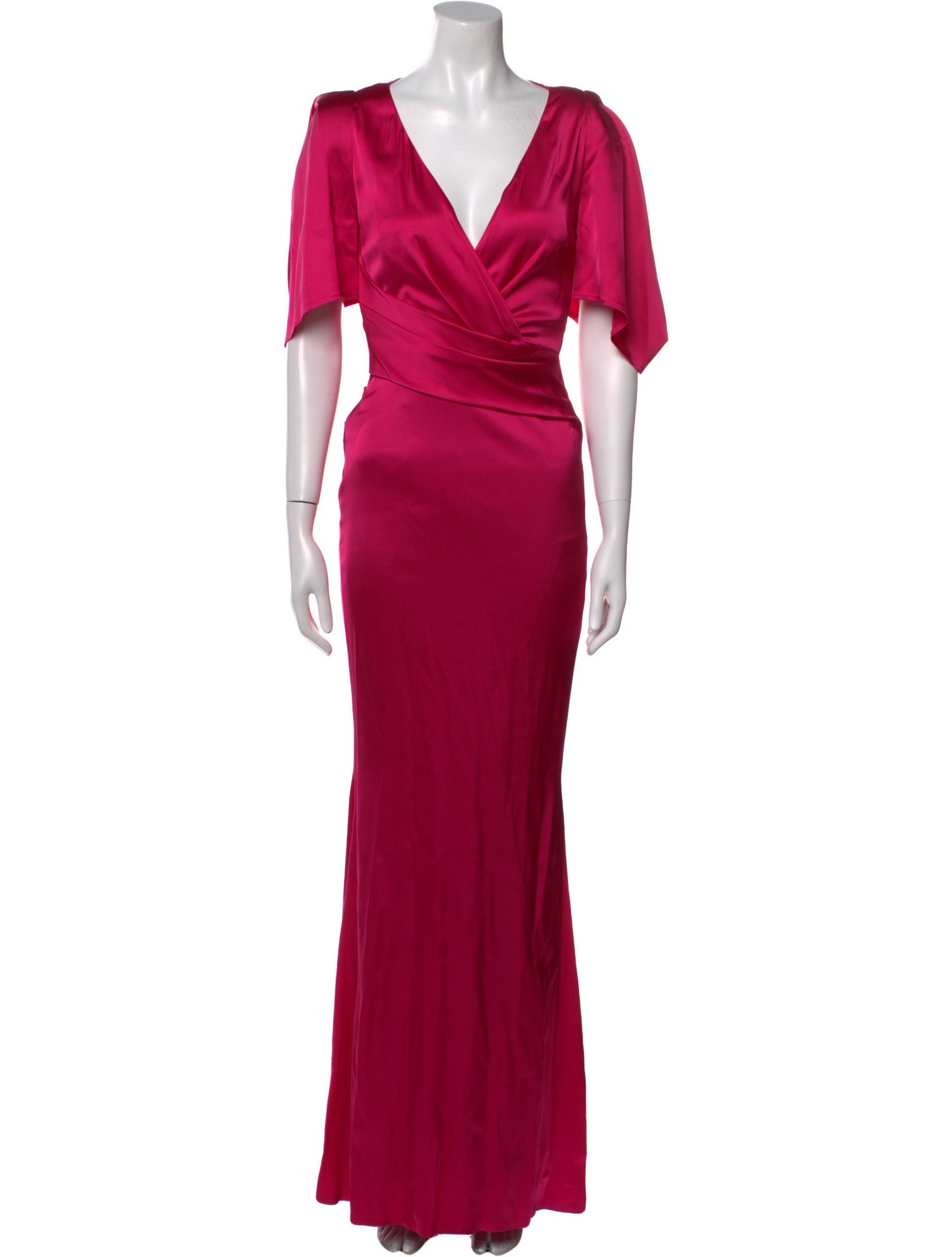 Talbot Runhof V-Neck Long Dress