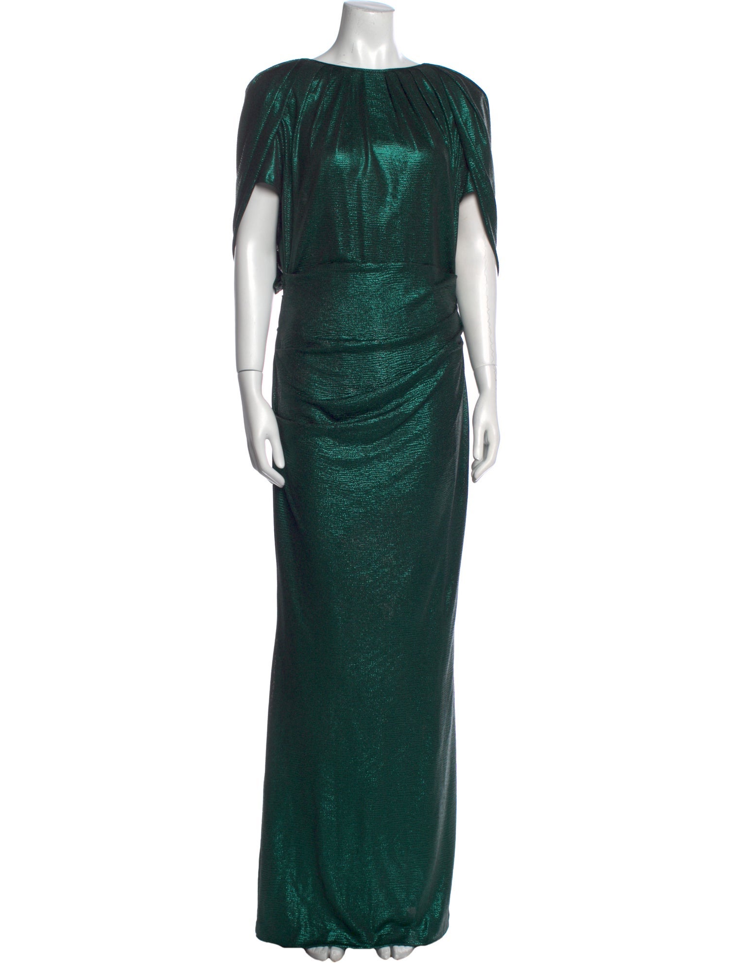 Talbot Runhof Bateau Neckline Long Dress