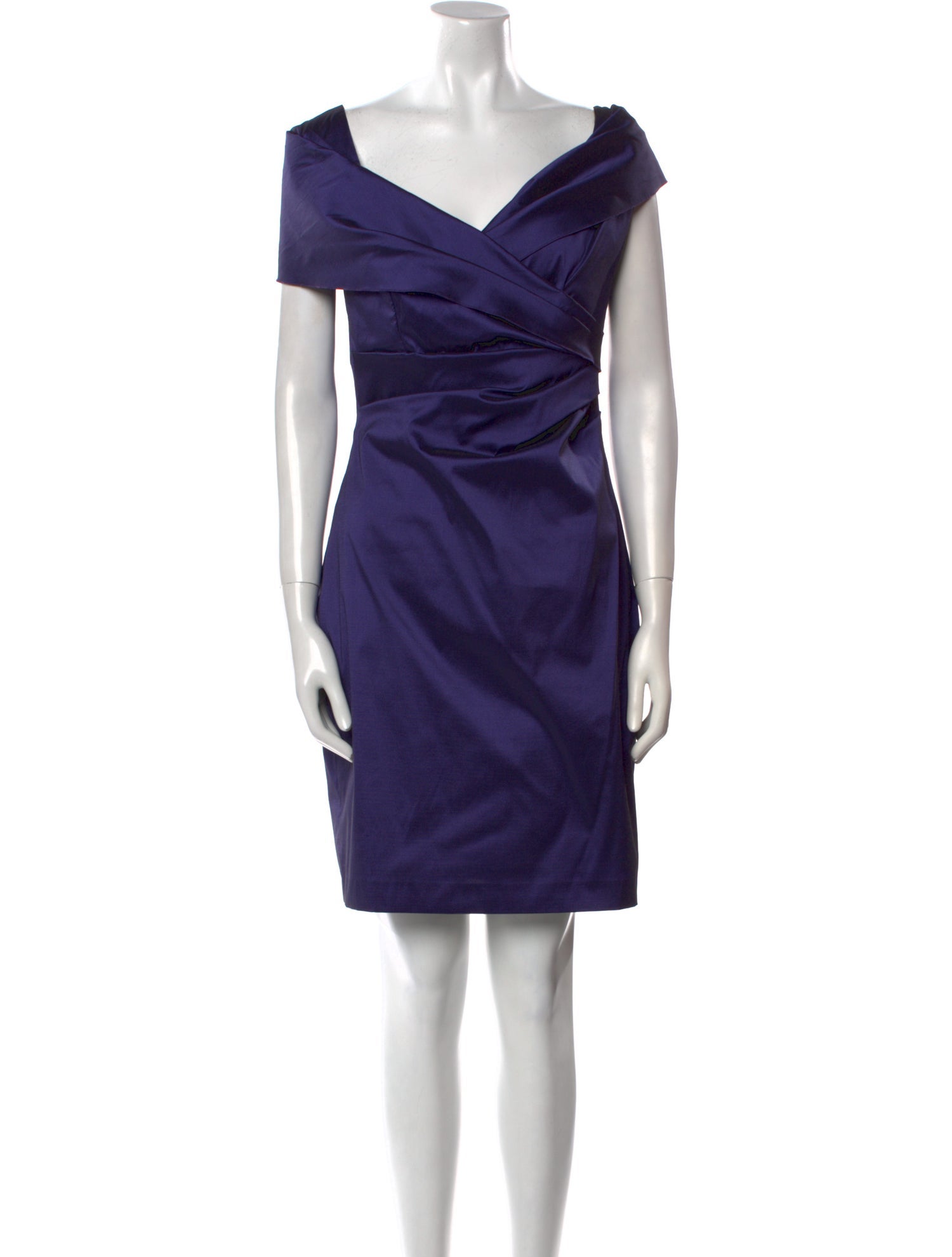 Talbot Runhof V-Neck Mini Dress