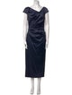 Talbot Runhof Cowl Neck Long Dress