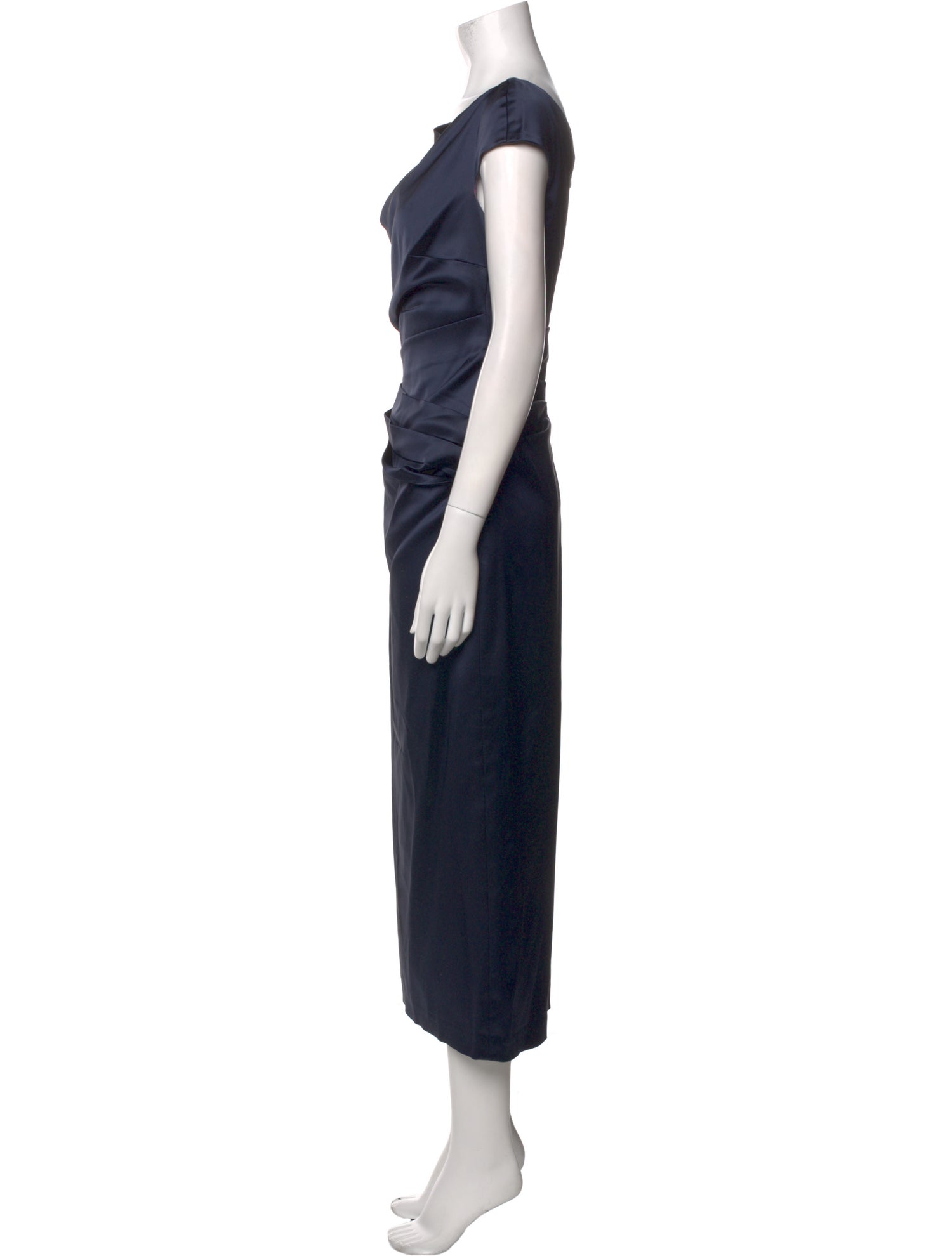 Talbot Runhof Cowl Neck Long Dress